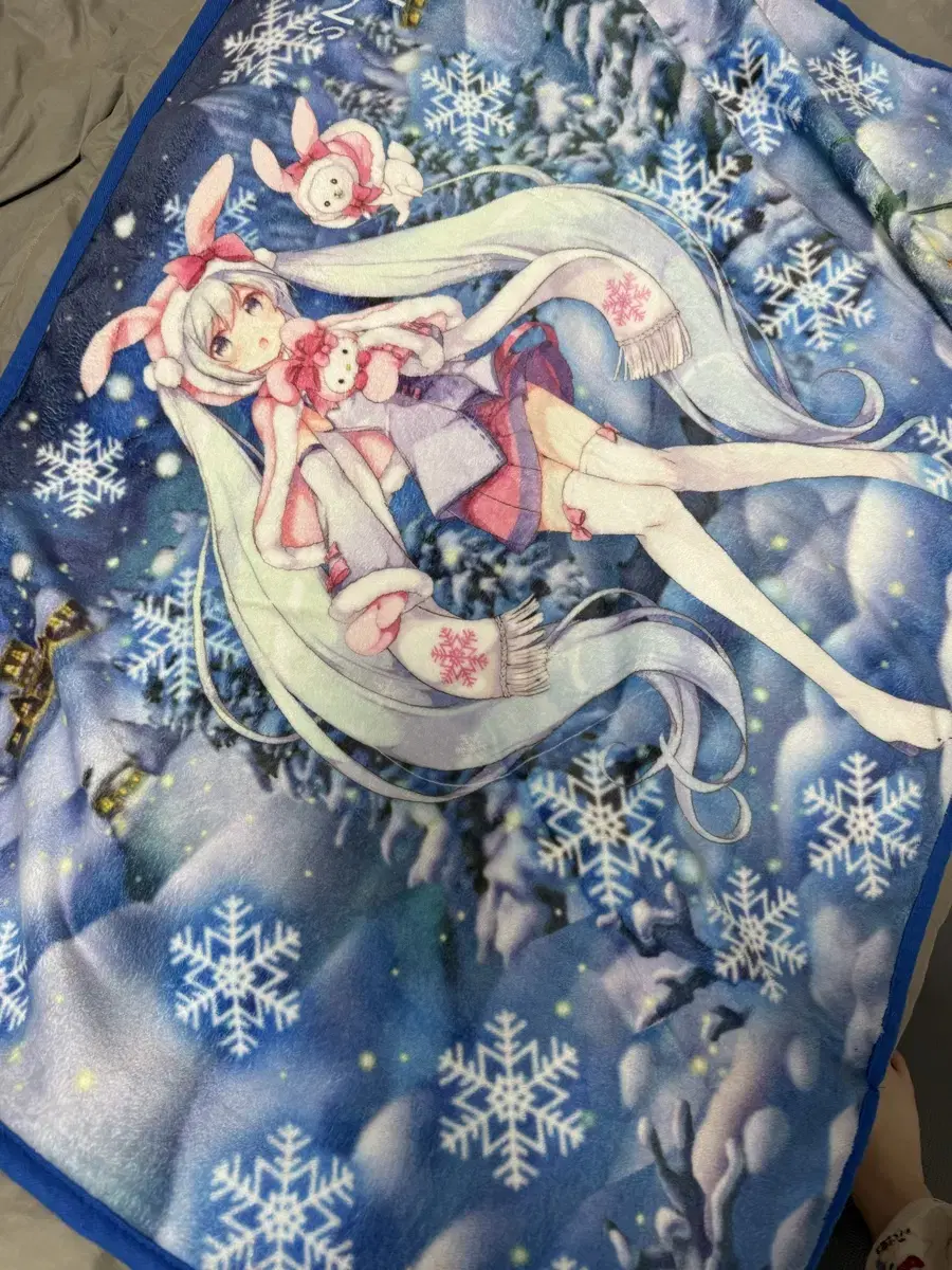 미쿠 snow miku 담요